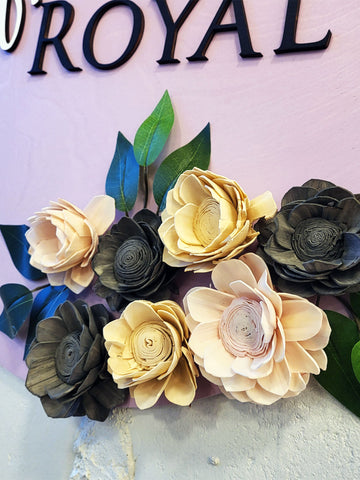 Nursery Wall Sign - Floral Theme